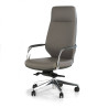 sillon de oficina gris duo respaldo alto bicolor piel sintetica 8