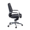 silla de reuniones negro duo respaldo bajo ecopiel piel sintetica 4