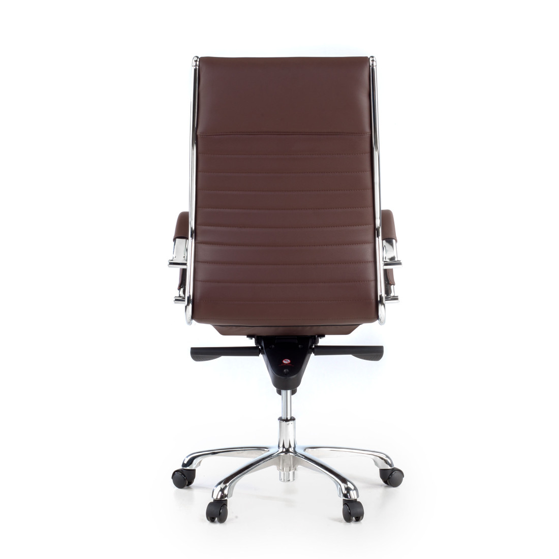 sillon de oficina marron virginia piel natural piel natural 7