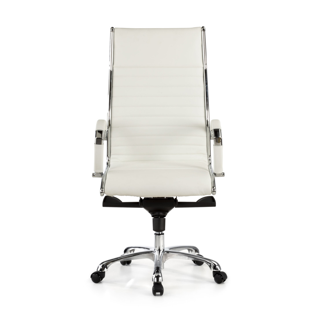 sillon de oficina blanco virginia piel natural piel natural 3