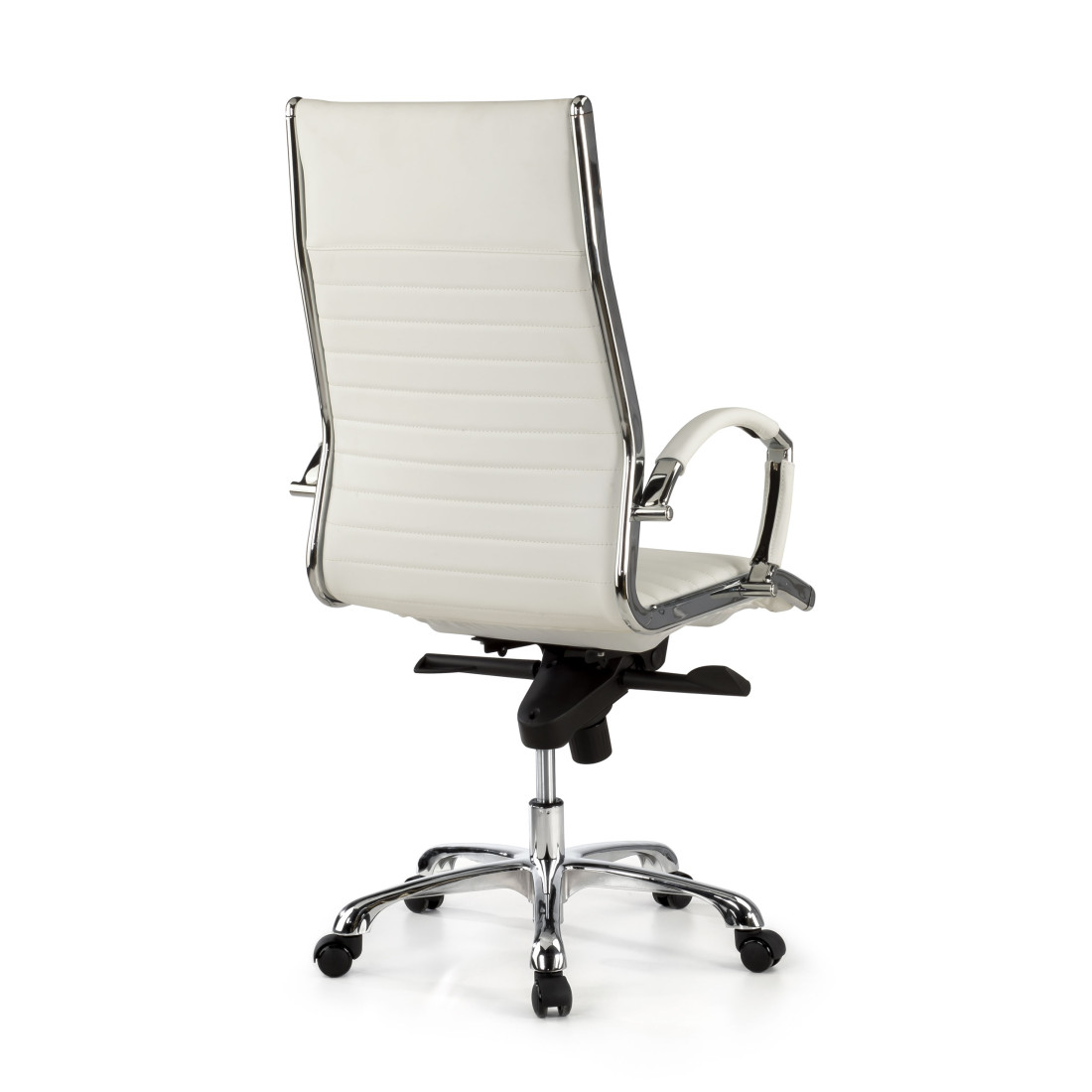 sillon de oficina blanco virginia piel natural piel natural 6