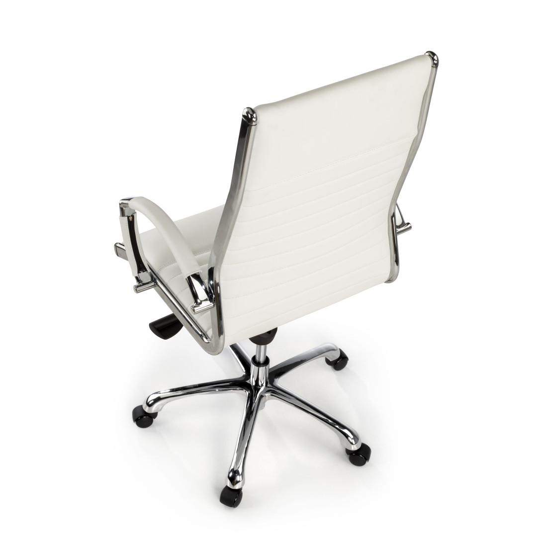 sillon de oficina blanco virginia piel natural piel natural 8