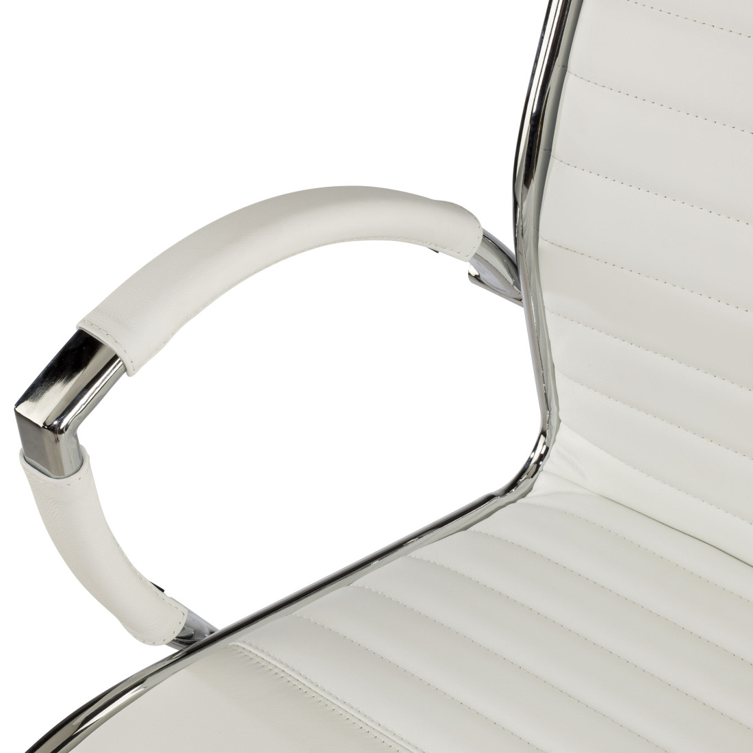 sillon de oficina blanco virginia piel natural piel natural 9
