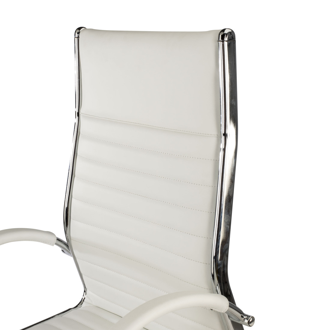 sillon de oficina blanco virginia piel natural piel natural 10