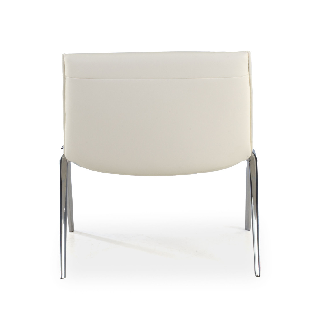 sillon para sala de espera blanco cardiff piel sintetica 6