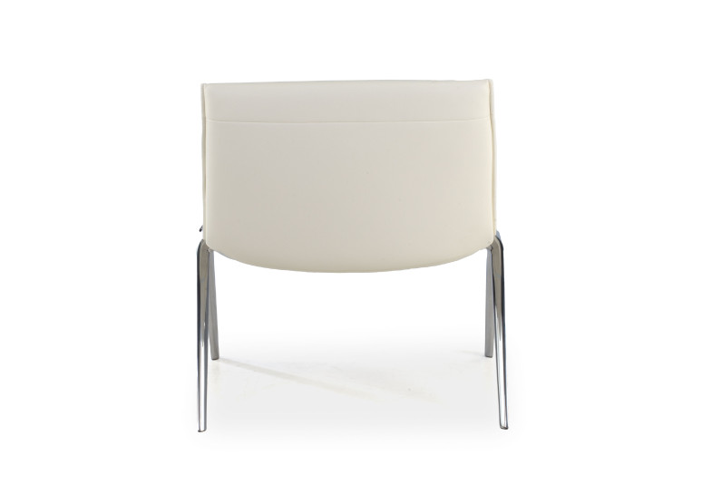 sillon para sala de espera blanco cardiff piel sintetica 6