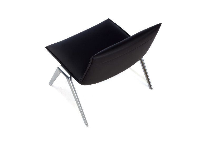 sillon para sala de espera negro cardiff piel sintetica 7