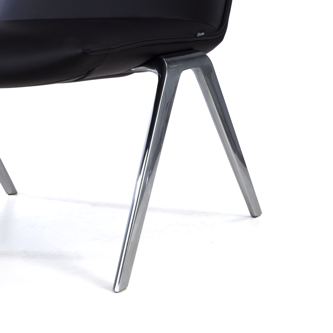 sillon para sala de espera negro cardiff piel sintetica 8