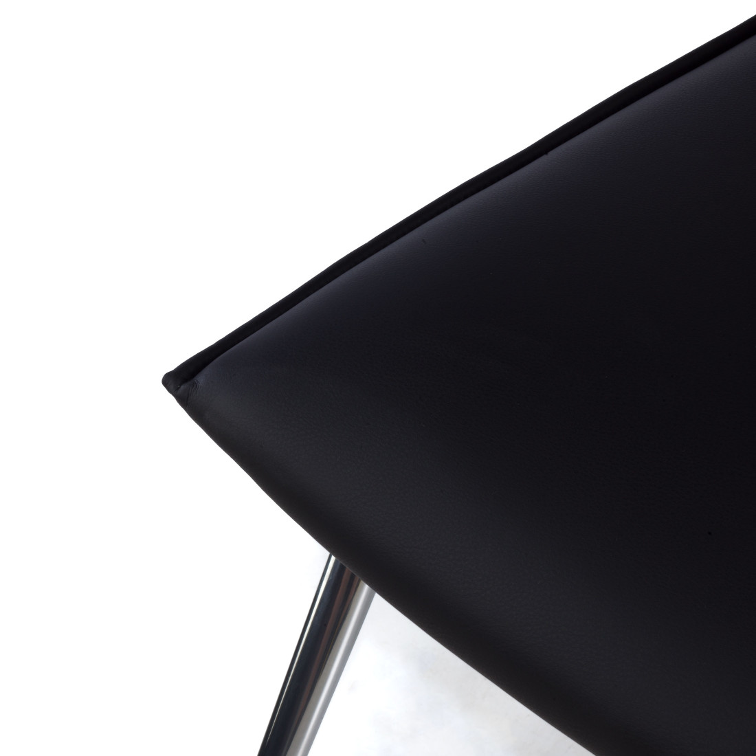 sillon para sala de espera negro cardiff piel sintetica 9