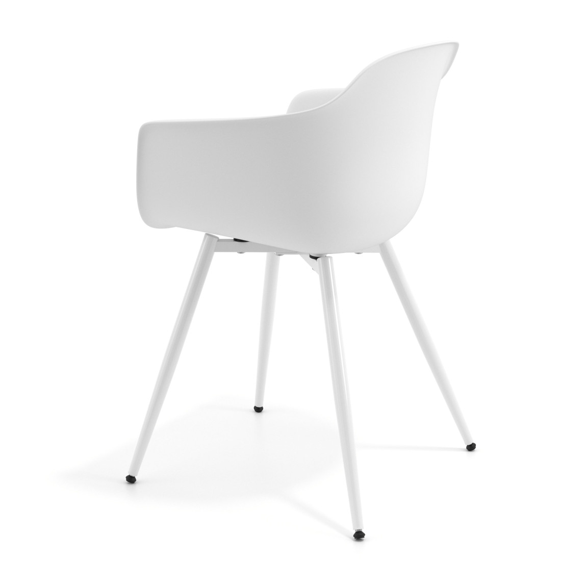 silla confidente blanco elisa 4 patas plastico 5