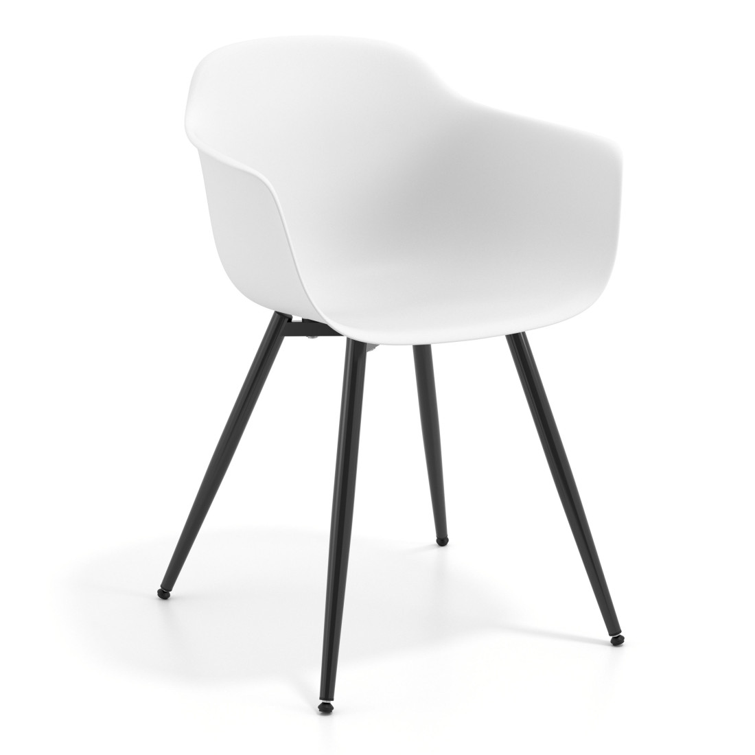 silla confidente blanco elisa 4 patas plastico 1