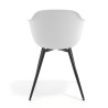 silla confidente blanco elisa 4 patas plastico 4
