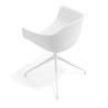 silla de reuniones blanco elisa base piramide plastico 7