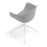 silla de reuniones gris elisa base piramide plastico 7