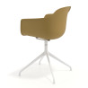silla de reuniones amarillo elisa base piramide plastico 5