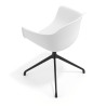 silla de reuniones blanco elisa base piramide plastico 7