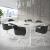silla de reuniones negro elisa base piramide plastico 2