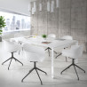 silla de reuniones blanco elisa base piramide plastico 2