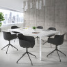 silla de reuniones negro elisa base piramide plastico 2