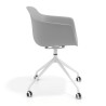 silla de reuniones gris elisa con ruedas plastico 3
