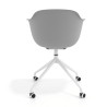 silla de reuniones gris elisa con ruedas plastico 4