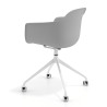 silla de reuniones gris elisa con ruedas plastico 5