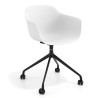silla de reuniones blanco elisa con ruedas plastico 1