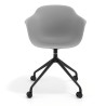 silla de reuniones gris elisa con ruedas plastico 6
