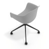 silla de reuniones gris elisa con ruedas plastico 7