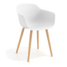 silla nordica blanco elisa giratoria madera plastico 1