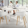 silla nordica blanco elisa giratoria madera plastico 2