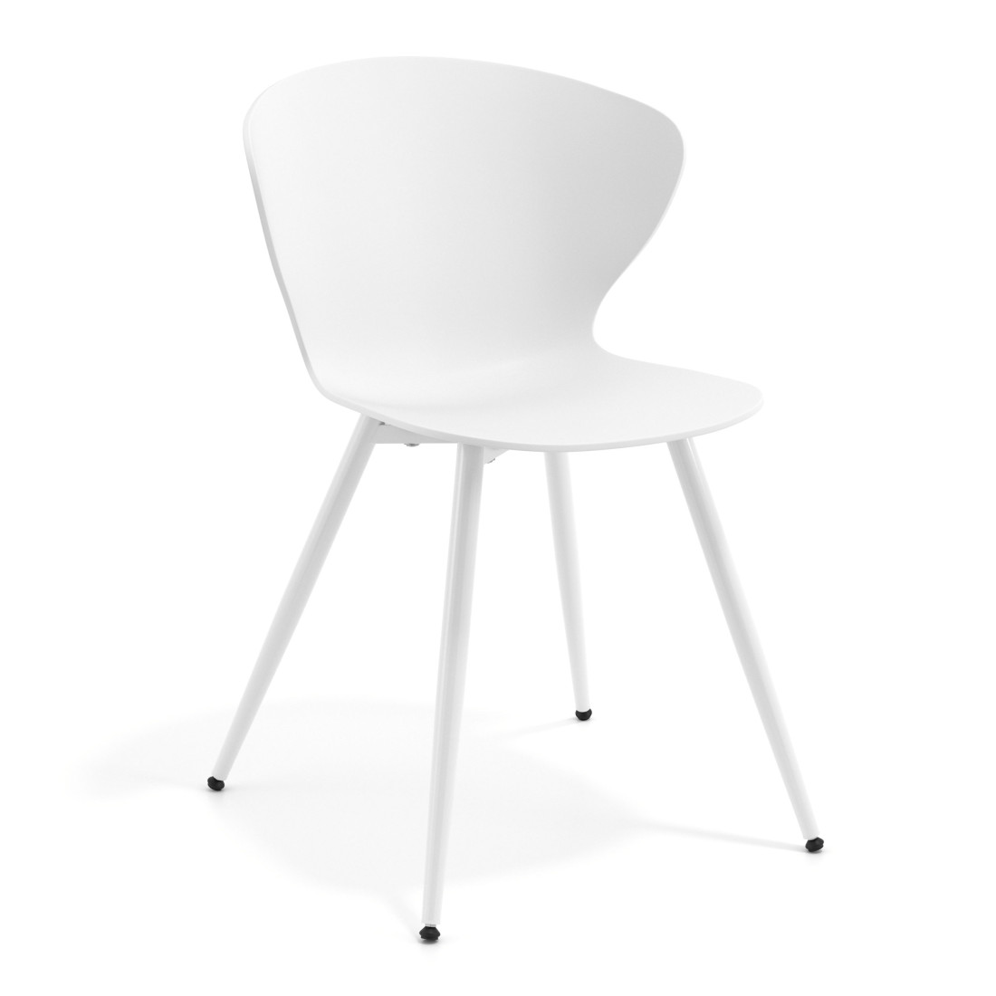 silla confidente blanco wendy 4 patas plastico 1