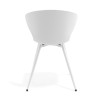 silla confidente blanco wendy 4 patas plastico 4