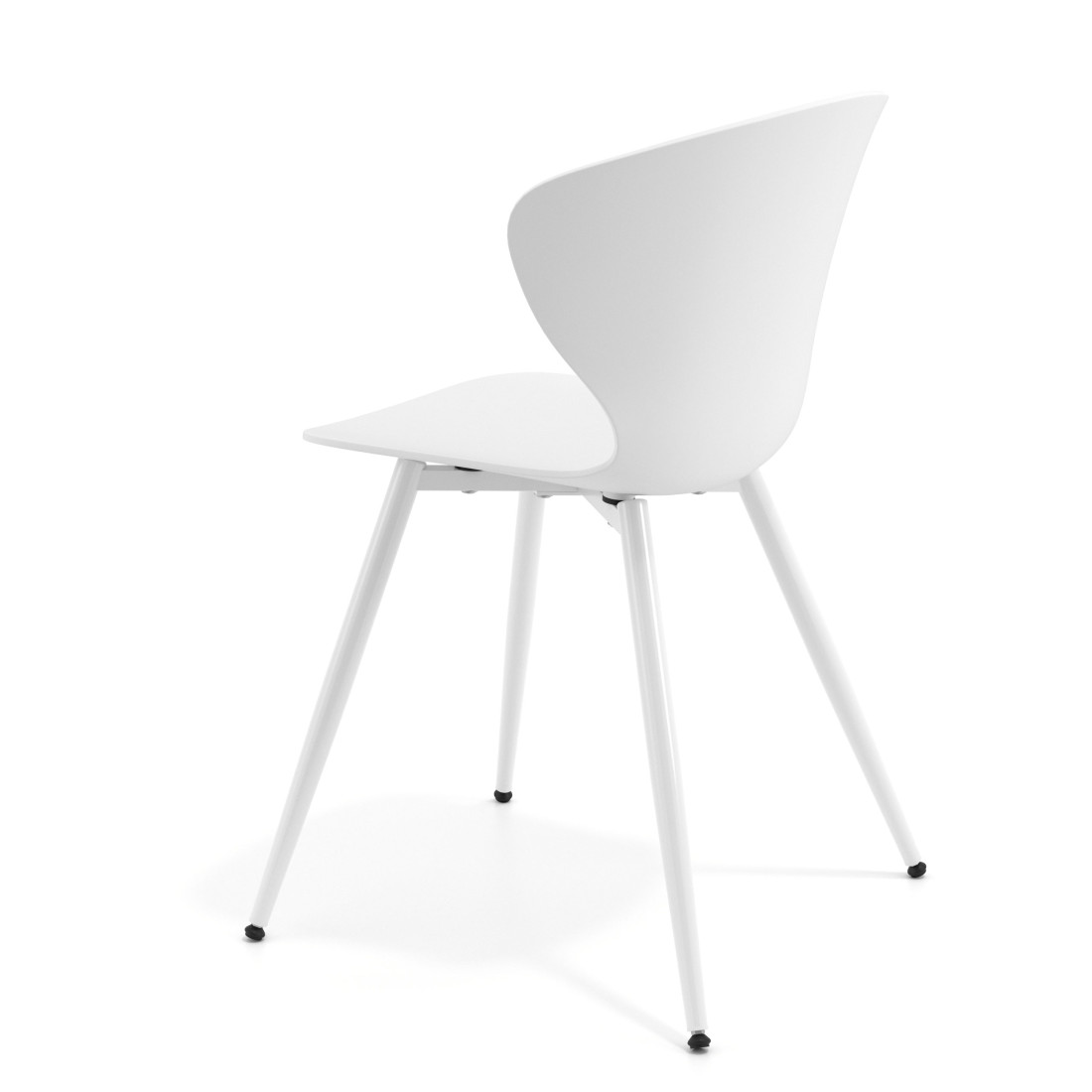 silla confidente blanco wendy 4 patas plastico 5