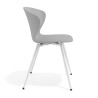 silla confidente gris wendy 4 patas plastico 3