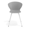 silla confidente gris wendy 4 patas plastico 6