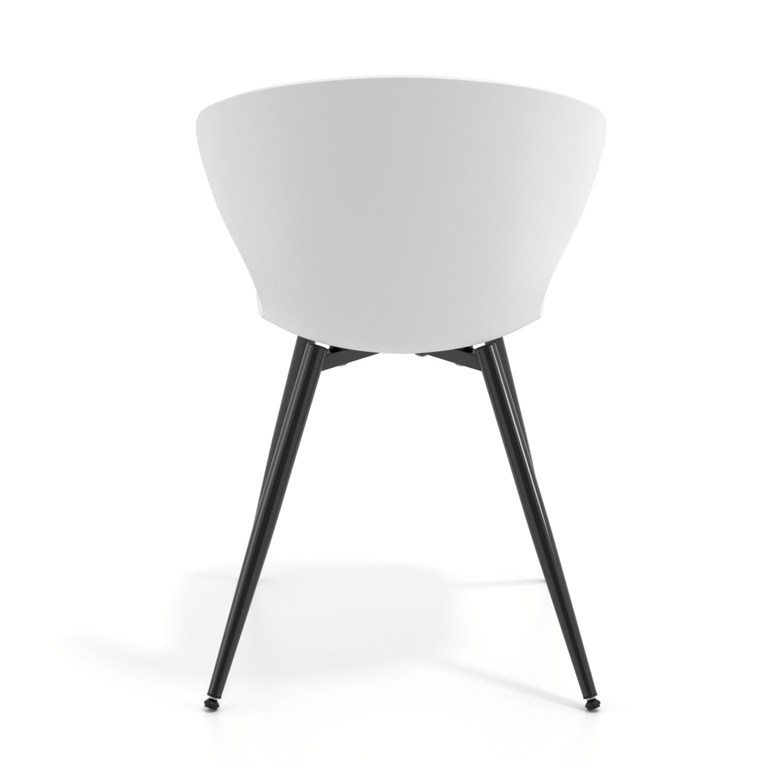 silla confidente blanco wendy 4 patas plastico 4
