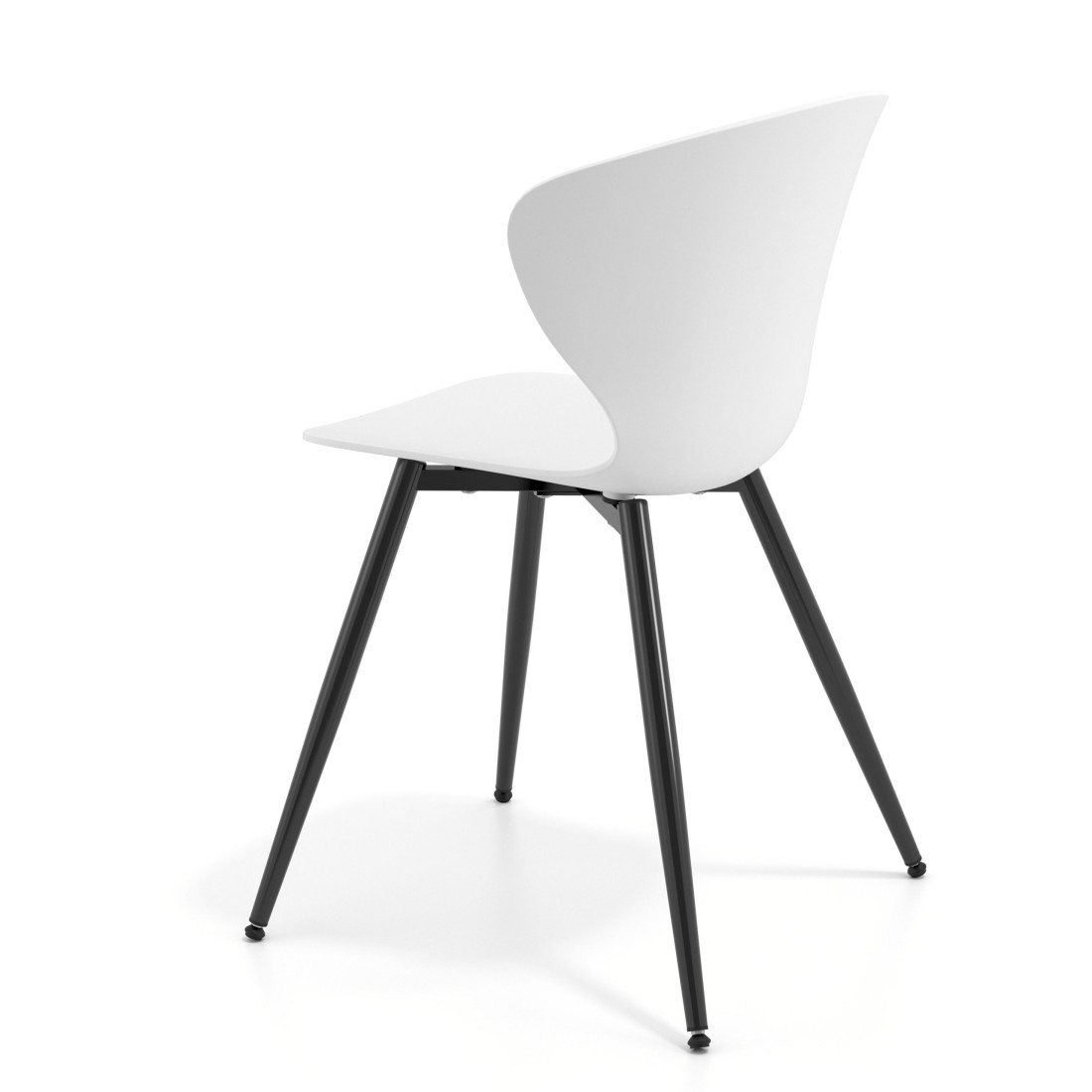 silla confidente blanco wendy 4 patas plastico 5