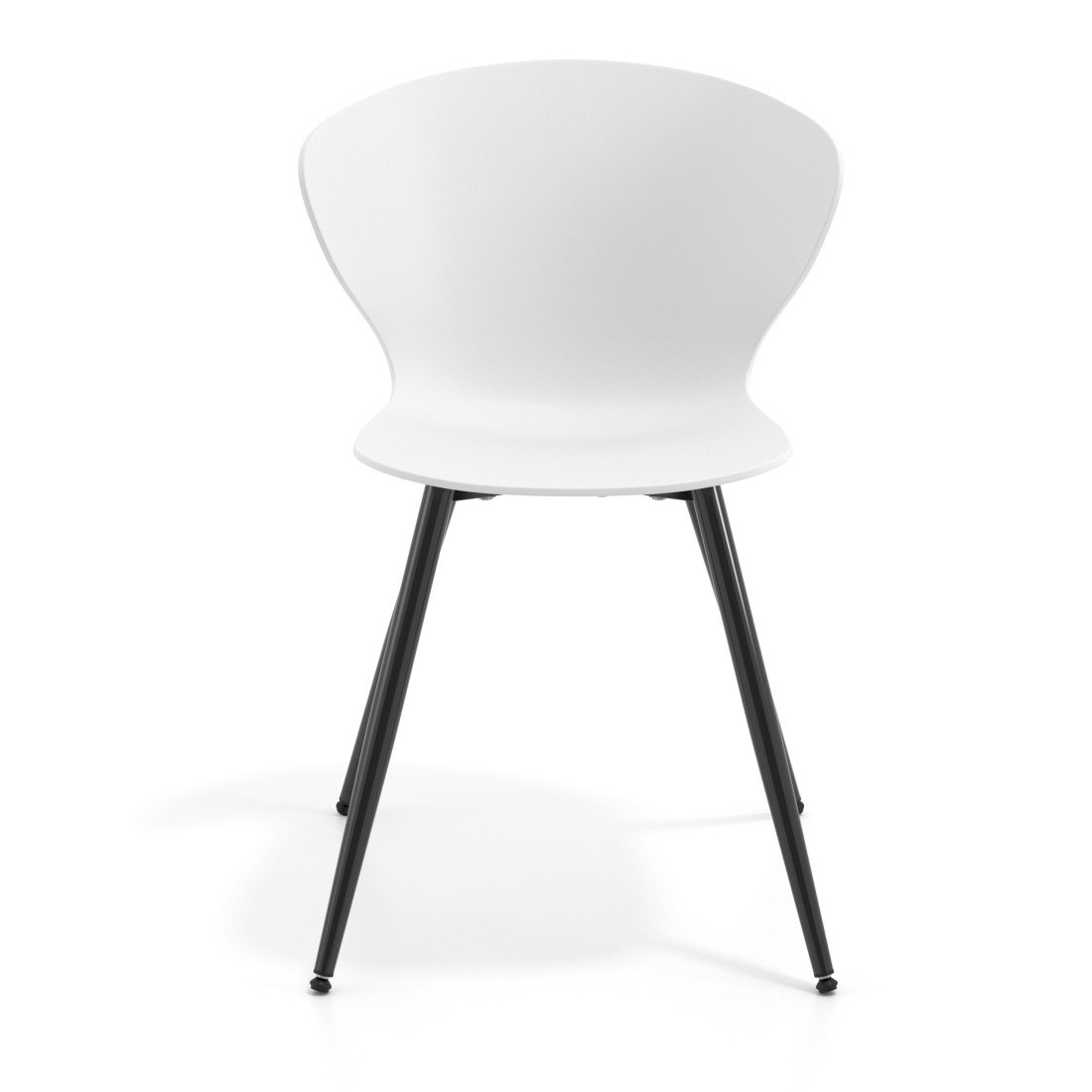 silla confidente blanco wendy 4 patas plastico 6