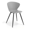 silla confidente gris wendy 4 patas plastico 1