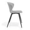 silla confidente gris wendy 4 patas plastico 3