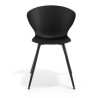 silla confidente negro wendy 4 patas plastico 6