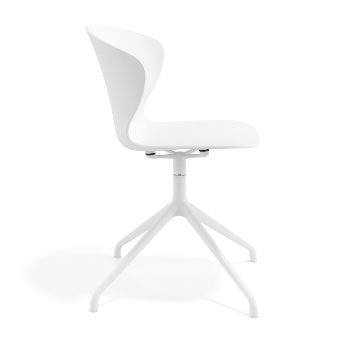 silla de reuniones blanco wendy base piramide plastico 3