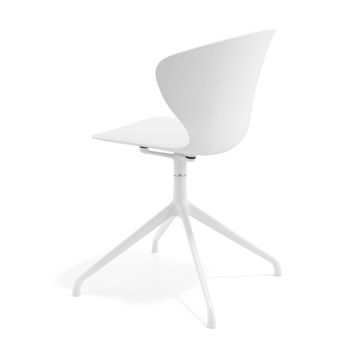 silla de reuniones blanco wendy base piramide plastico 5