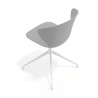 silla de reuniones gris wendy base piramide plastico 6
