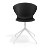 silla de reuniones negro wendy base piramide plastico 6