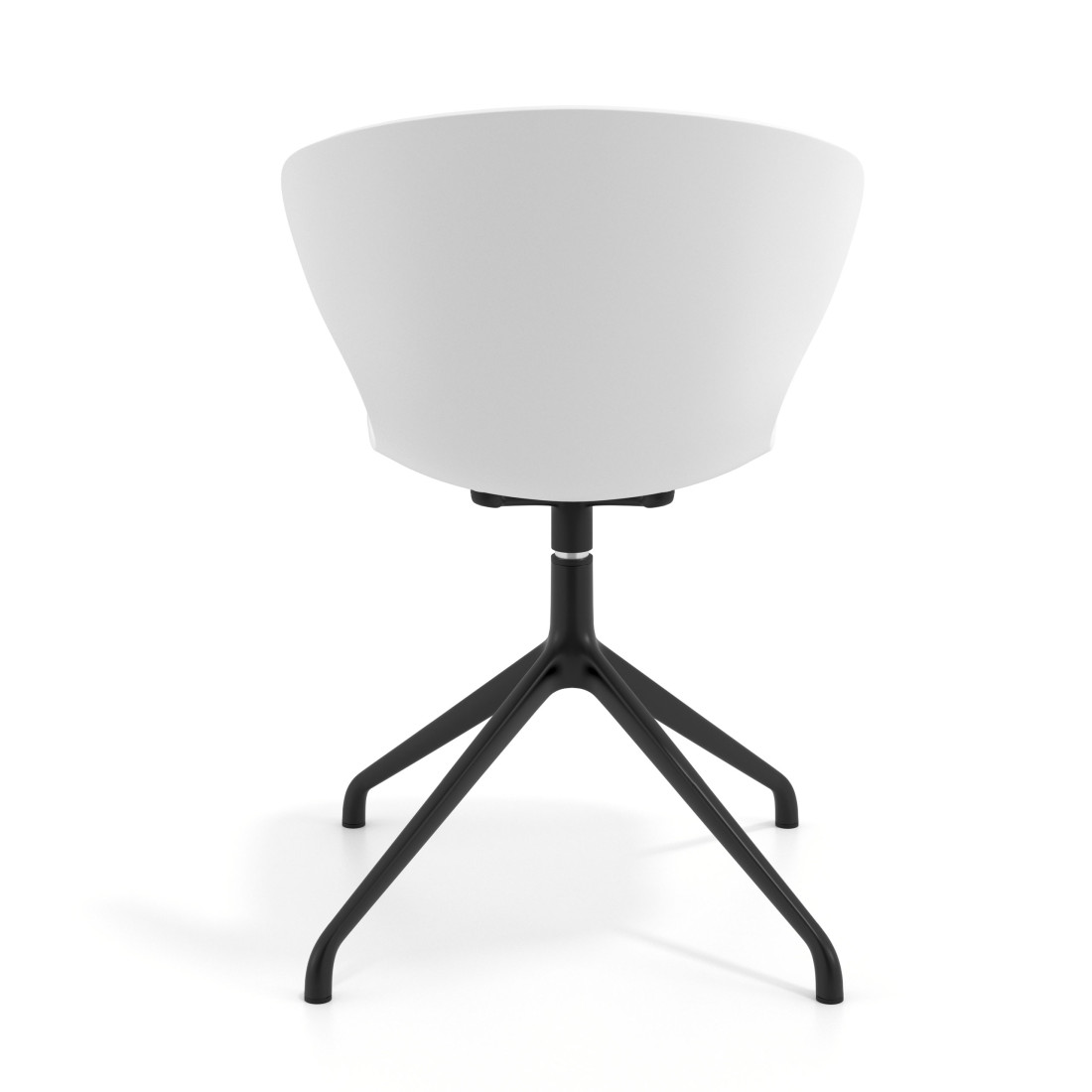 silla de reuniones blanco wendy base piramide plastico 4