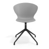silla de reuniones gris wendy base piramide plastico 6