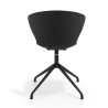 silla de reuniones negro wendy base piramide plastico 4