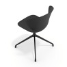 silla de reuniones negro wendy base piramide plastico 7